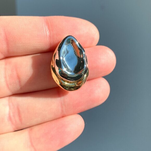 NEW~ Anthropologie The Petra Mixed Flat Post Earrings - Picture 8 of 9